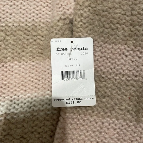 Free People NWT Size XS Cardigan Sweater - Picture 3 of 10